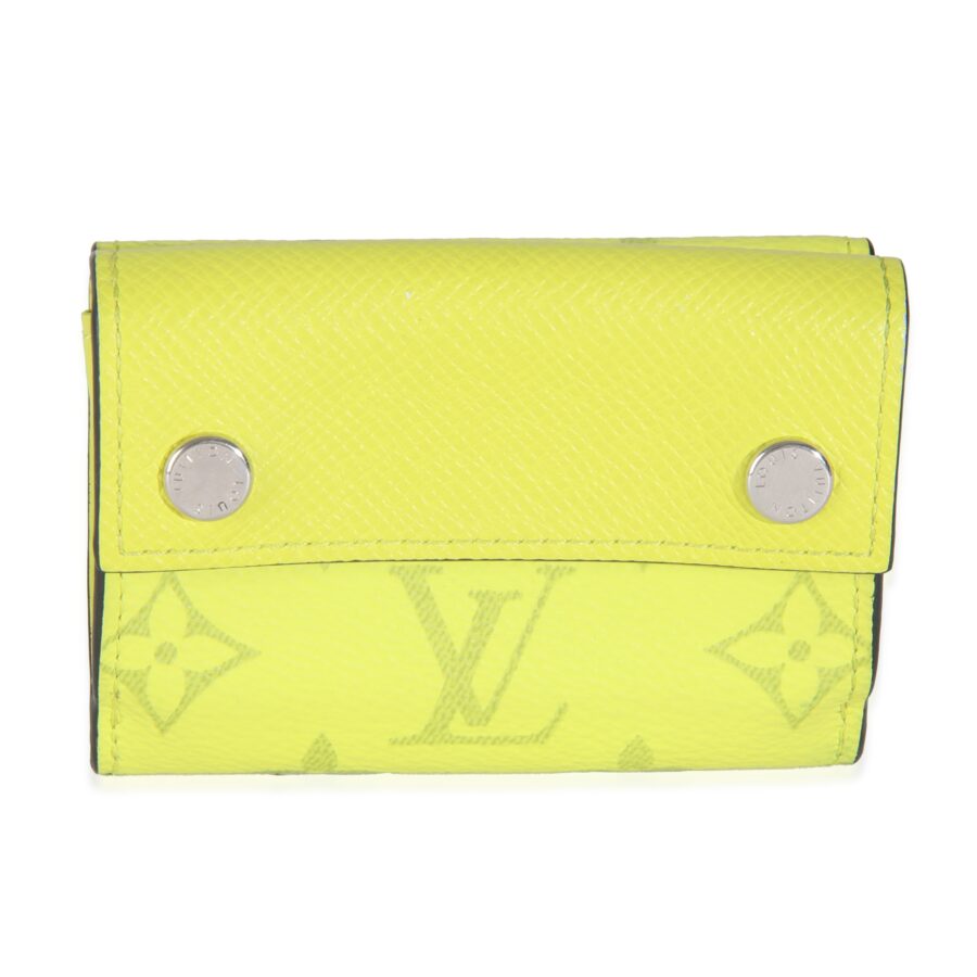 Louis Vuitton Yellow Tiagrama Discovery Compact Wallet | Studio Nafay